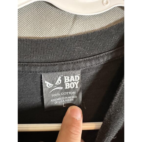 Bad Boy Shirt Mens Large Black Heroes Are Made In Overtime MMA Graphic Tee - Picture 3 of 4